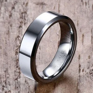 Classical Men Tungsten Rings Shenzhen Factory Wholesale Men's Wedding Tungsten Carbide Ring