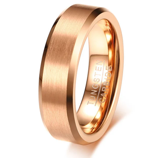 Classical Men Tungsten Rings Shenzhen Factory Wholesale Men's Wedding Tungsten Carbide Ring - Image 4