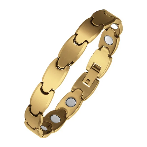 Manufacturers Fashion Gold Magnet Tungsten Carbide Bracelet Abesty Factory Men's Health Jewelry Bangles - Image 2