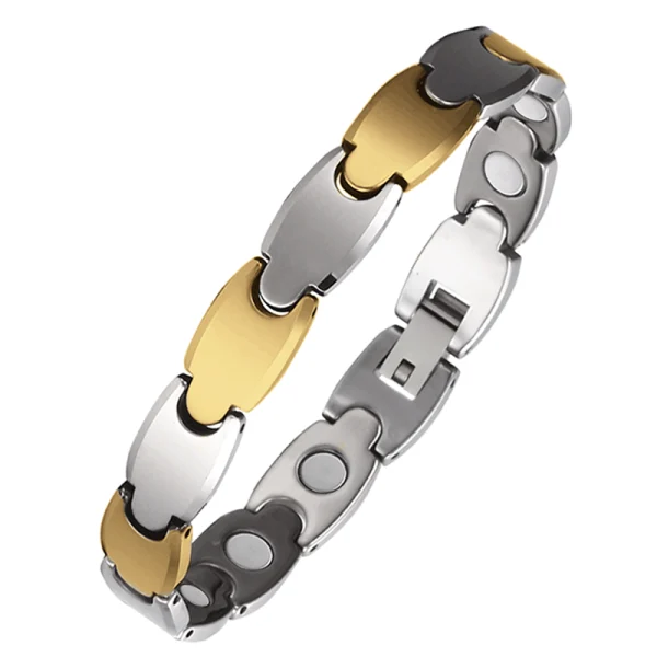 Manufacturers Fashion Gold Magnet Tungsten Carbide Bracelet Abesty Factory Men's Health Jewelry Bangles