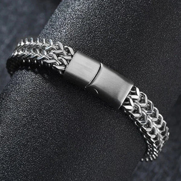 Abesty Jewelry Factory Wholesale Stainless Steel Men Bracelet Black Gold Plated Bangles Party Gift - Image 3
