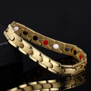 High Quality Men Stainless Steel Bracelet Abesty Factory Party Gift Black Gold Plated Bangles for Men