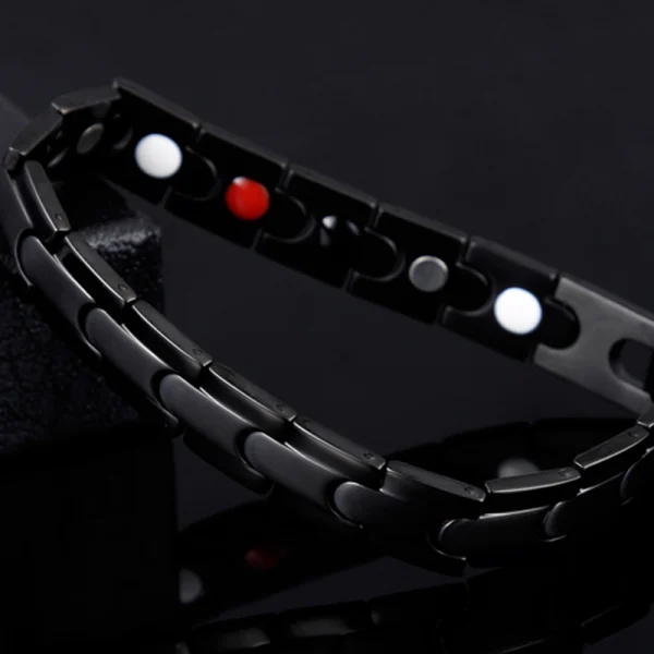 High Quality Men Stainless Steel Bracelet Abesty Factory Party Gift Black Gold Plated Bangles for Men - Image 3