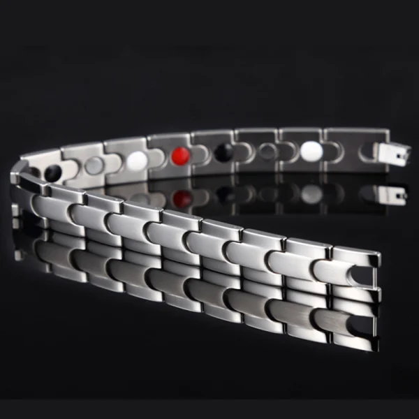 High Quality Men Stainless Steel Bracelet Abesty Factory Party Gift Black Gold Plated Bangles for Men - Image 4