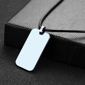 Abesty Jewelry Factory High Polished Man Necklace Classical Tungsten Carbide Men Pendant