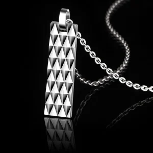 Fashion Men tungsten carbide necklace Abesty Jewelry Factory Hip-hop Simple Man Pendant