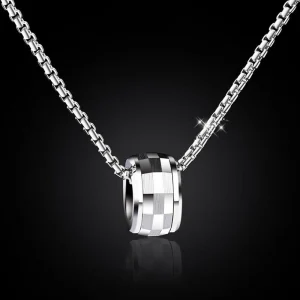 Hip-hop Men Tungsten Carbide Necklace Fashion Rotated Man Pedant Abesty Factory Supply