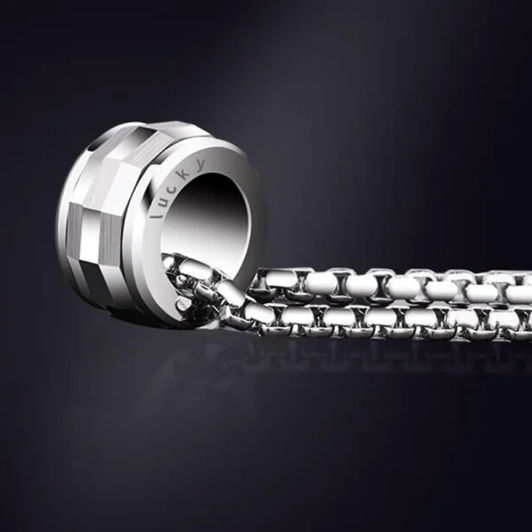Hip-hop Men Tungsten Carbide Necklace Fashion Rotated Man Pedant Abesty Factory Supply - Image 4