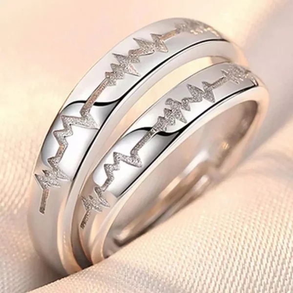 Abesty Factory Wholesale Stainless Steel Women Men Rings Fashion Jewelry Couple Rings - Image 4