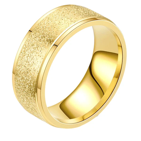 Classical Wedding Stainless Steel Rings Abesty Jewelry OEM Factory Women Men Couple Rings  - Image 2