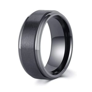 Men’s Black Zirconium Rings Wholesale Custom Manufacturing  Product Overview