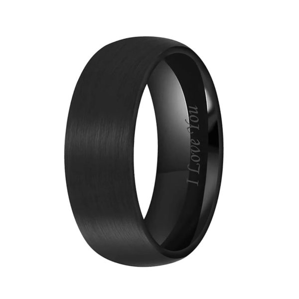 Men’s Black Zirconium Rings Wholesale Custom Manufacturing  Product Overview - Image 3