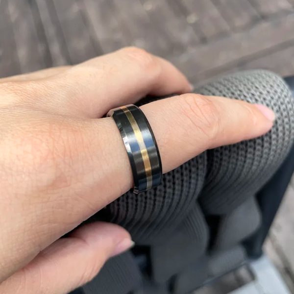 Black Zirconium Ring Manufacturer 0EM and 0DM Custom Men’s Bands in Bulk - Image 2