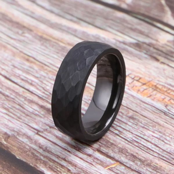 CustomBlack Zirconium Rings for Men Fashion Bands Wholesale Supplier & Factory Directly - Image 3