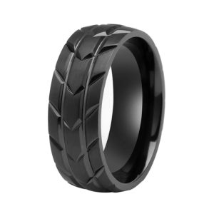 Wholesale Black Zirconium Rings Manufacturer Custom Men’s Bands Supplier