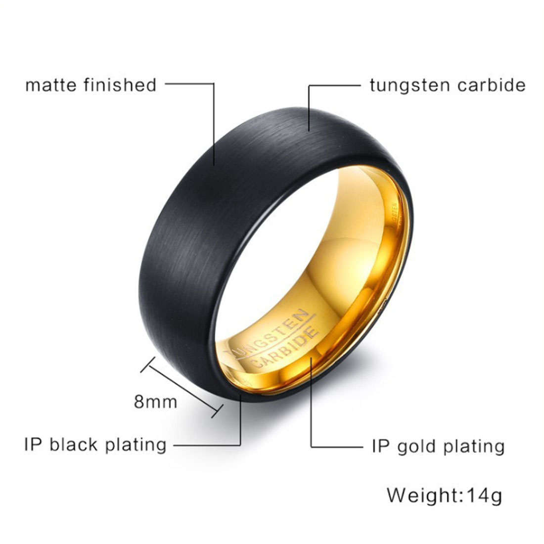 Tungsten Bands Wholesale Price - Men’s Jewelry Manufacturer Online - Image 2