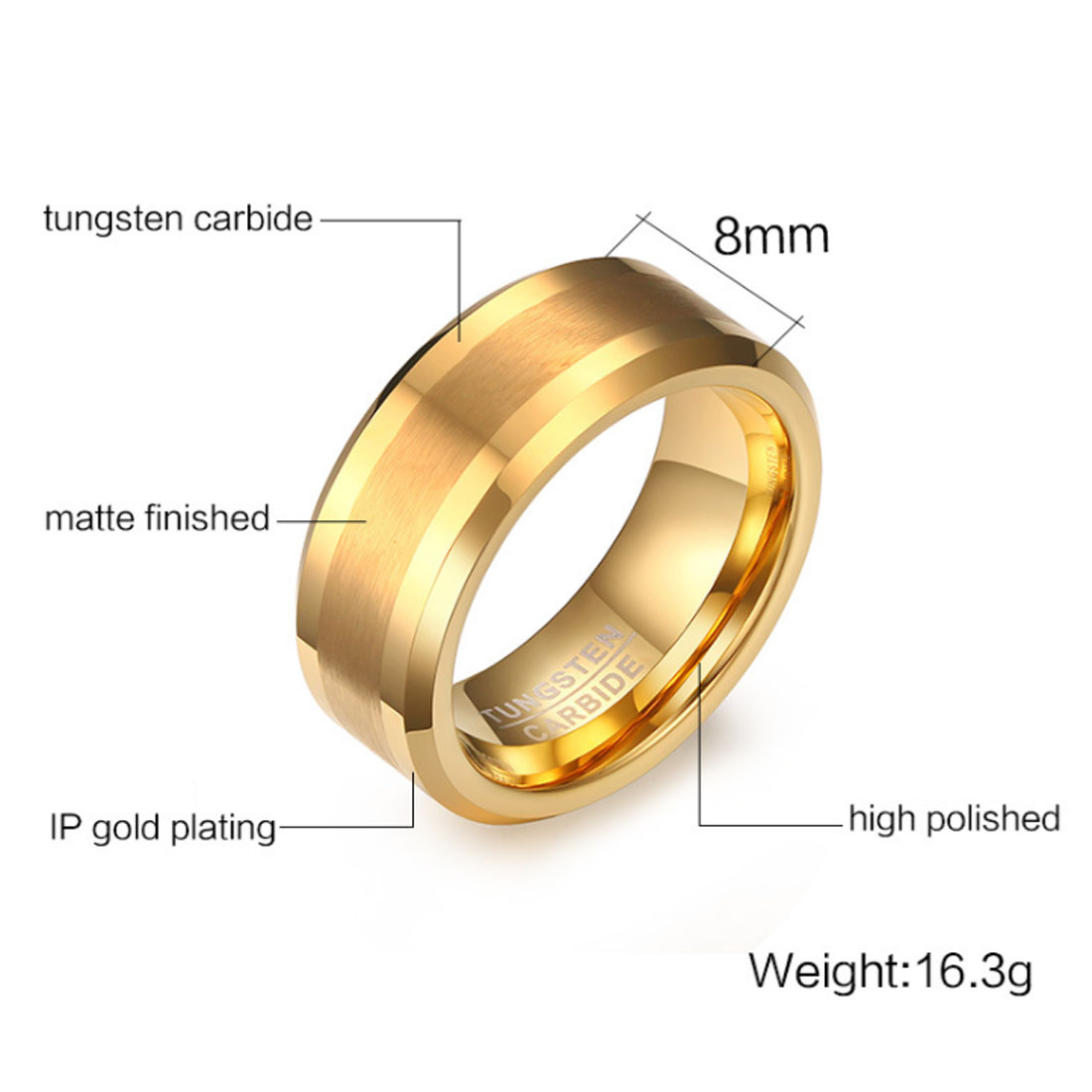Tungsten Carbide Rings Factory Direct - Men’s Jewelry Wholesale Export - Image 2