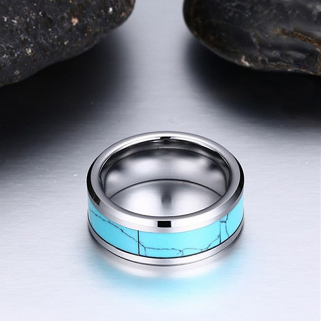 Premium Tungsten Rings wholesale Scratch Resistant Men Bands - Image 2