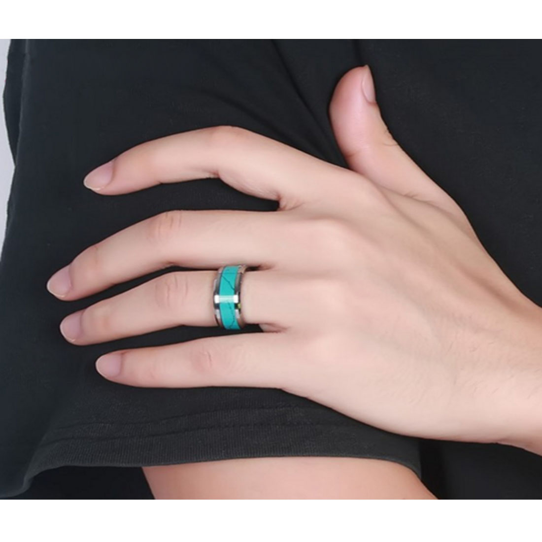 Premium Tungsten Rings wholesale Scratch Resistant Men Bands - Image 3