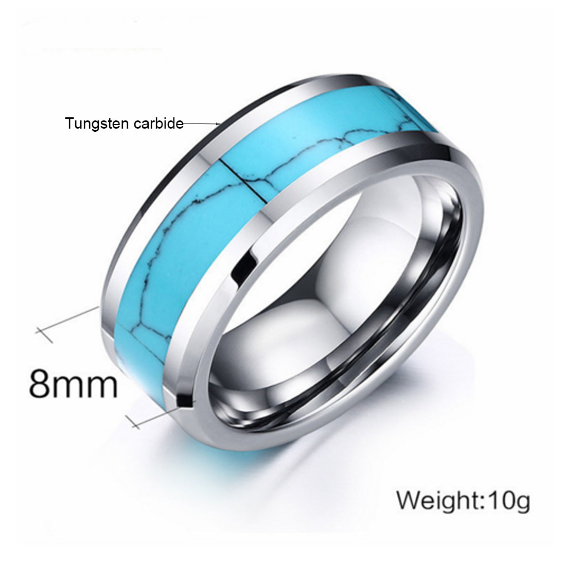 Premium Tungsten Rings wholesale Scratch Resistant Men Bands - Image 4