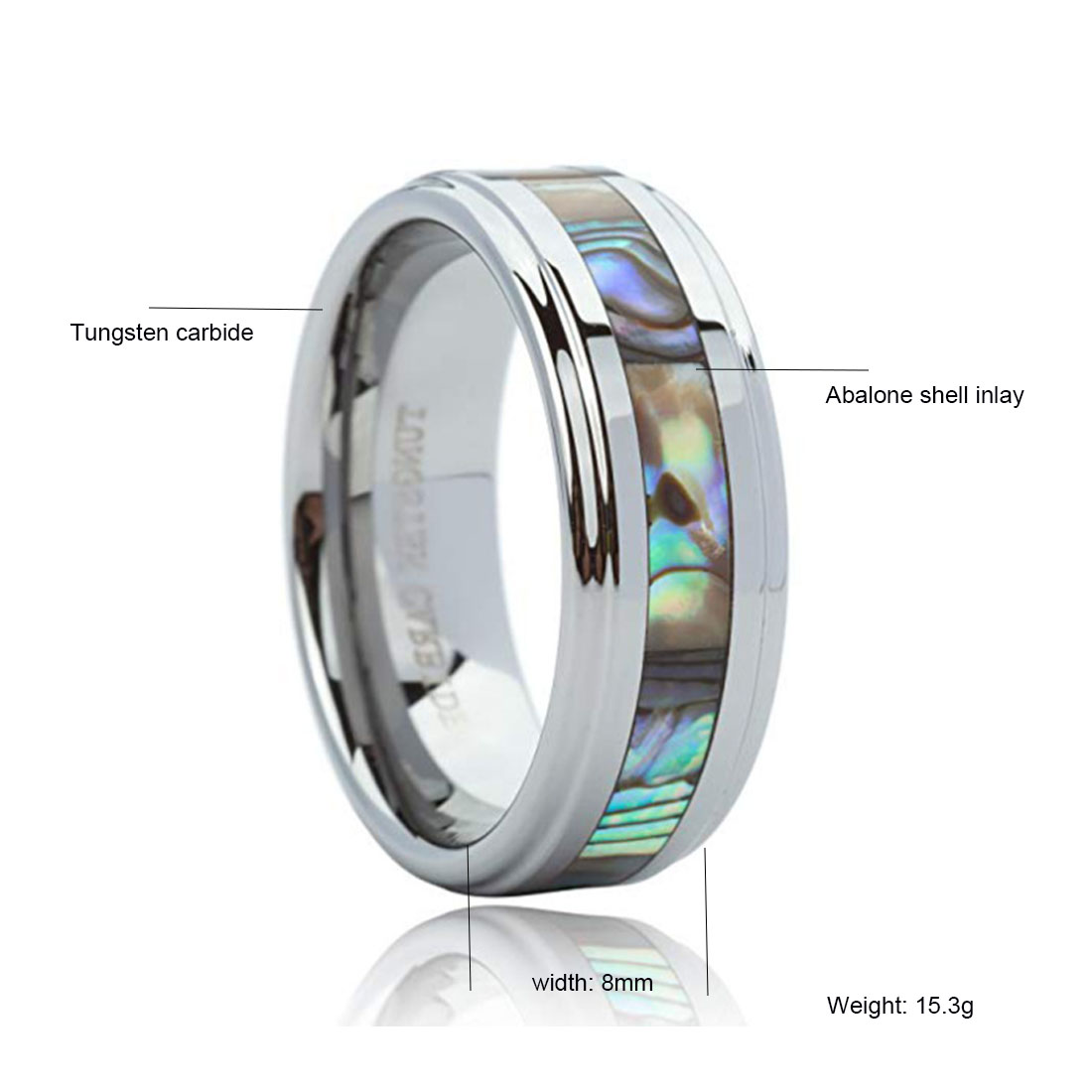Men’s Tungsten Promise Rings Wholesale - Reliable Jewelry Factory - Image 2