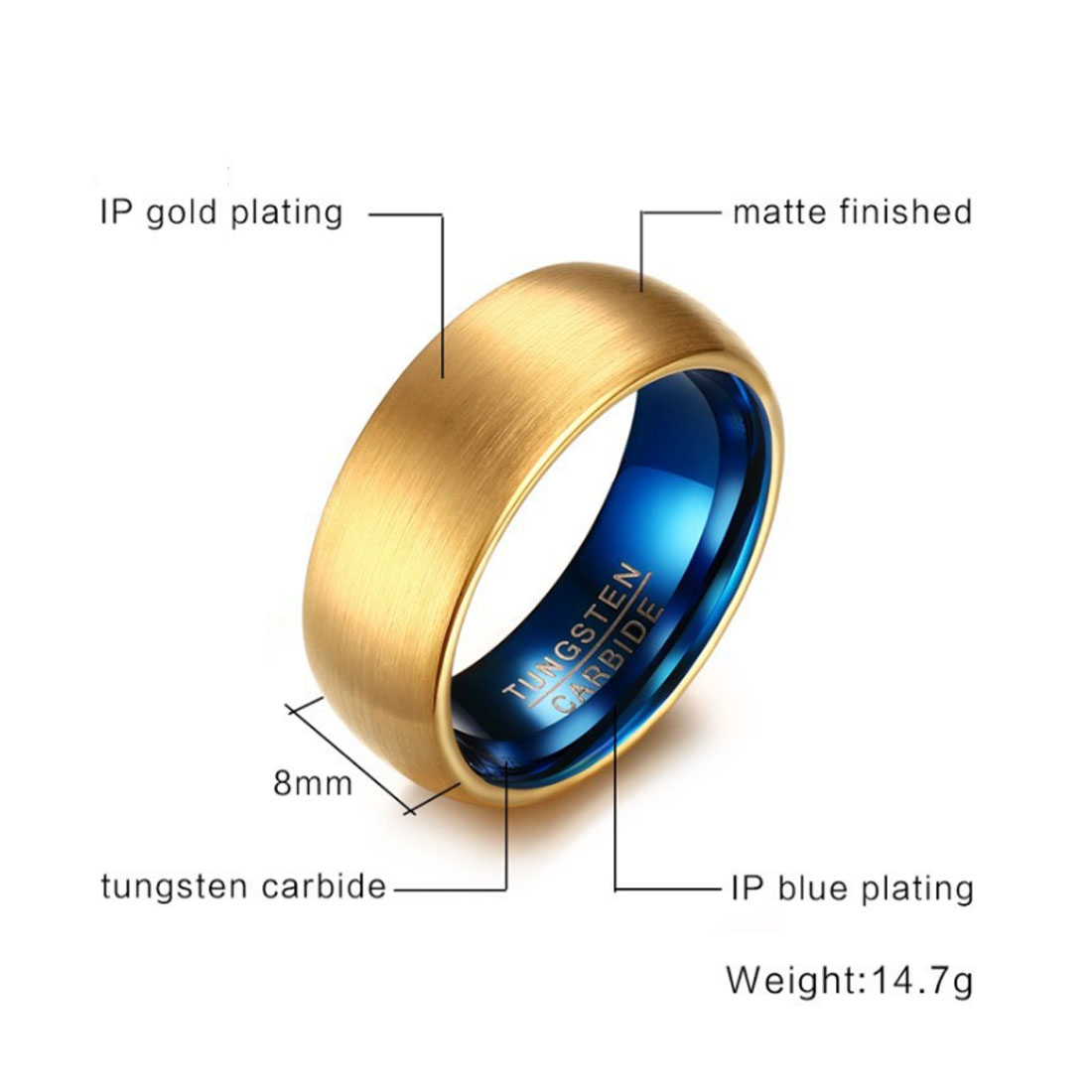 Men's Tungsten Rings Direct Wholesale - Jewelry Manufacturer Exporter - Image 2