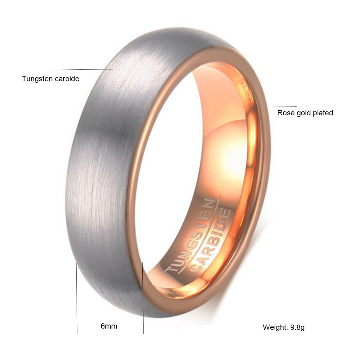 Men’s Tungsten Wedding Bands Wholesale - Durable Rings for Jewelers - Image 2